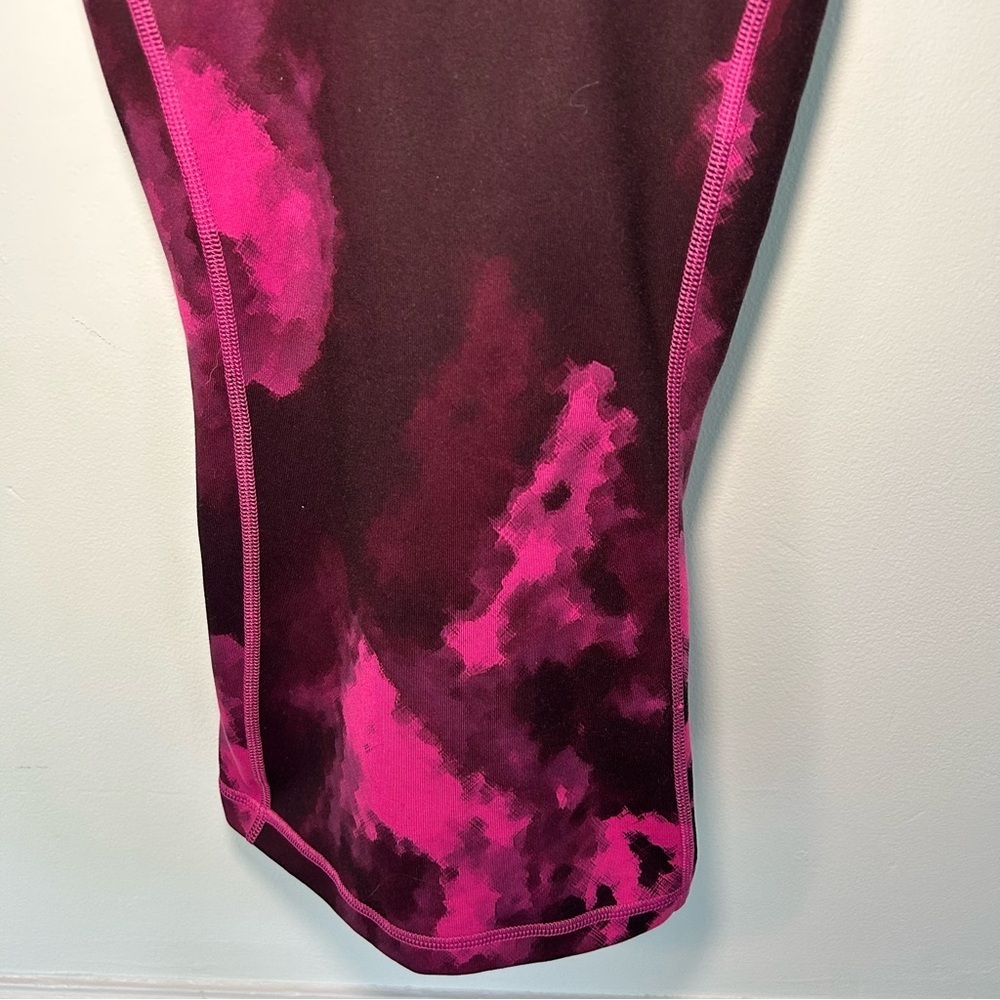 Lululemon Blooming Pixie Raspberry Black & Black … - image 6